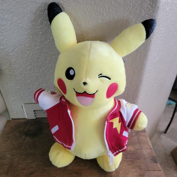 Build-A-Bear Pokémon Pikachu 25th Anniversary Plush Limited Edition w/ Jacket - Picture 4 of 10